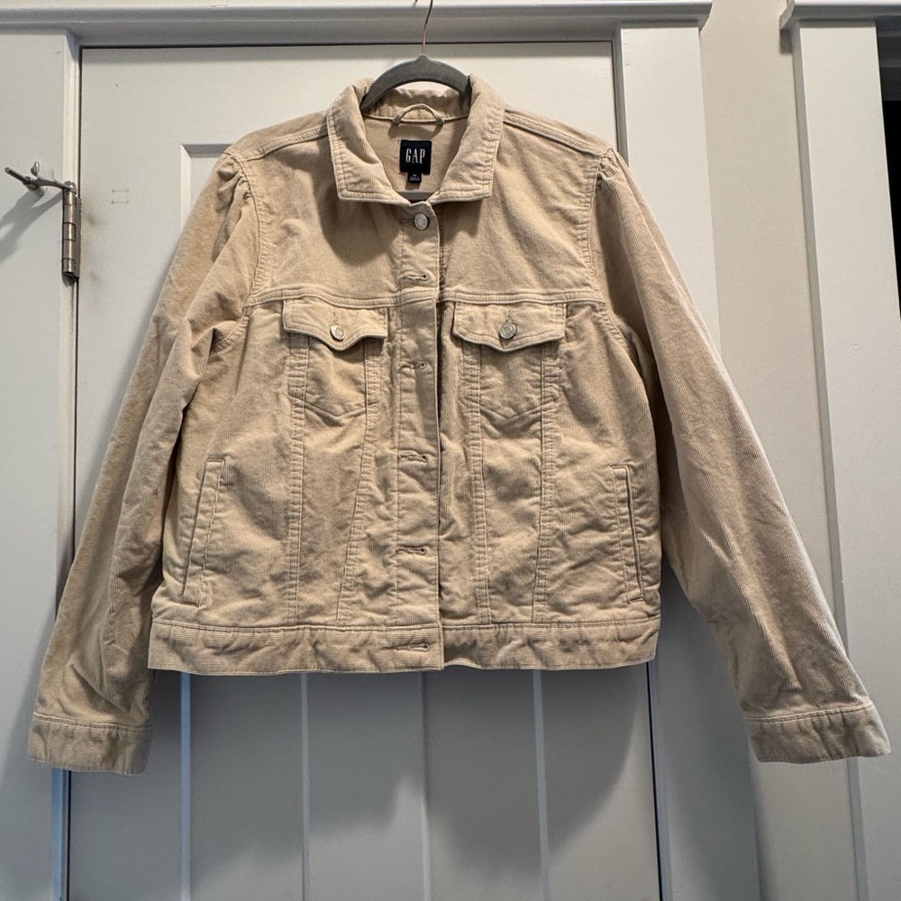 GAP Women's Beige Corduroy Jacket